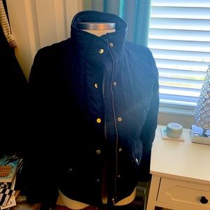 J. Crew Navy Quilted Jacket—NWOT!